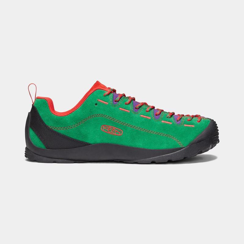 Keen Jasper Mens Casual Shoes Green/Red/Purple Online Sale (7489-XPMOG)